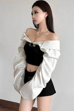 Shirt Corset Top