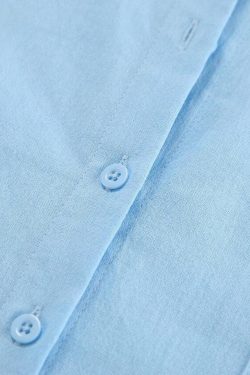 Shirt & Pants Blue Two Piece Set