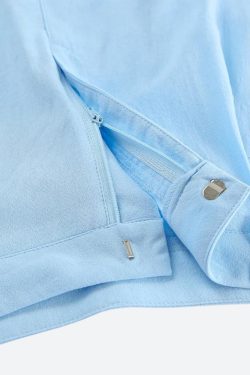 Shirt & Pants Blue Two Piece Set