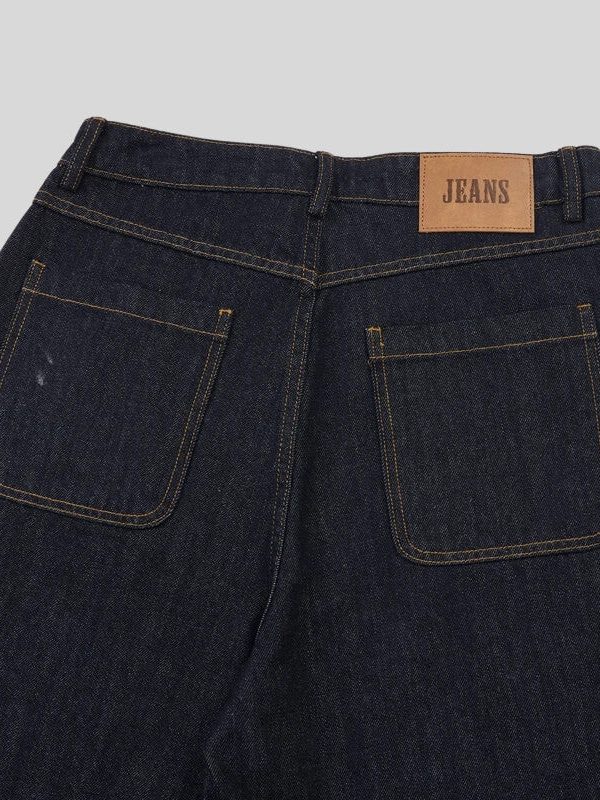 Side Stripe Wide Jeans