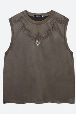 Sigilism Embroidered Sweater Vest