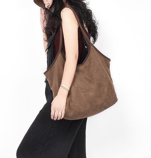 Simple cloth bag handbag retro all-match shoulder bag