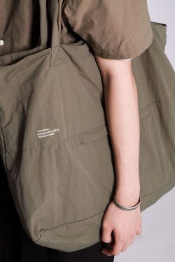 Simple Grayish Green Large Capacity Satchel Bag Handbag