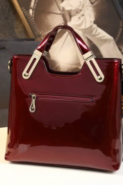 Simple Mulberry Sequins Embroidered Large Capacity Tote Handbag