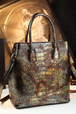 Simple Purple Large Capacity Faux Leather Women Handbags