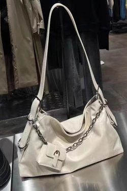 Simple Silk Zippered Faux Leather Satchel Handbag