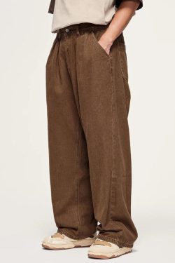 Skater Wide Leg Denim Jeans