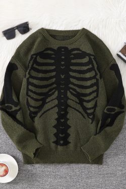 Skeleton Pullover Sweater