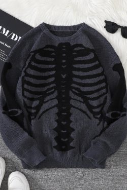 Skeleton Pullover Sweater