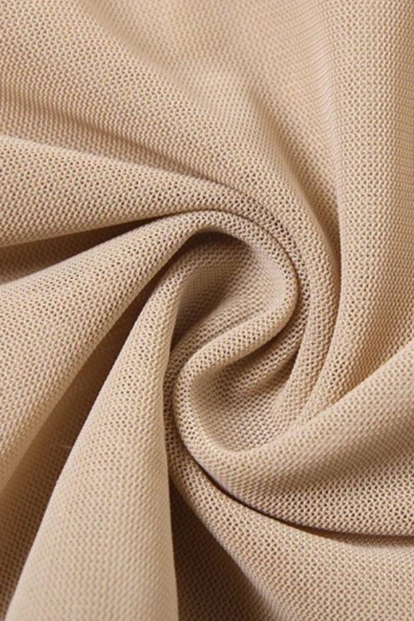 Skin Colored Mesh Top