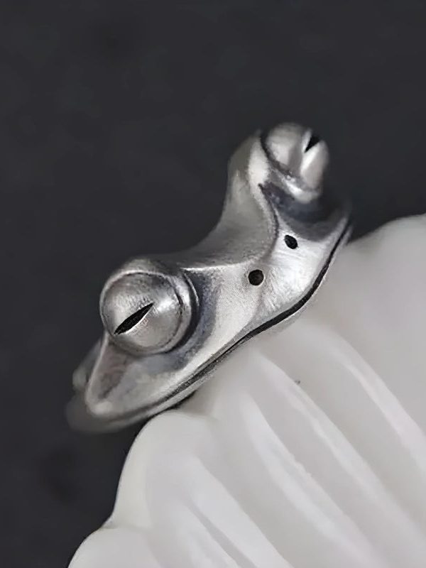 Sleeping Frog Ring