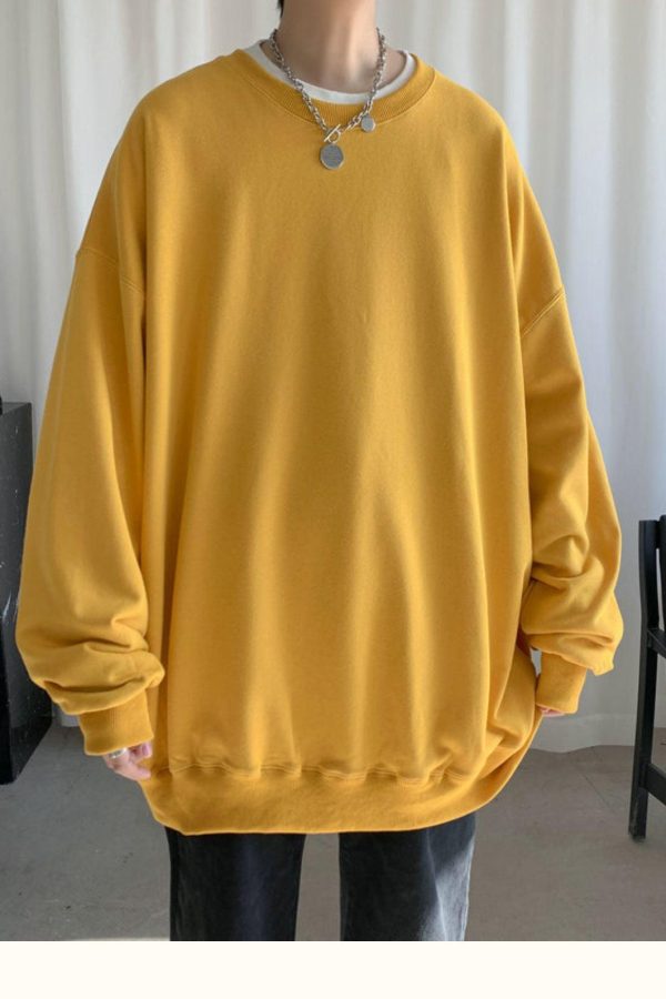 Soft Boy Basic Oversized Sweatshirt