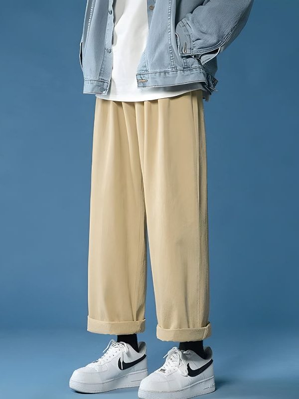 Soft Boy Casual Straight Leg Pants