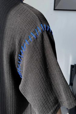 Soft Boy Contrast Stitch Tee