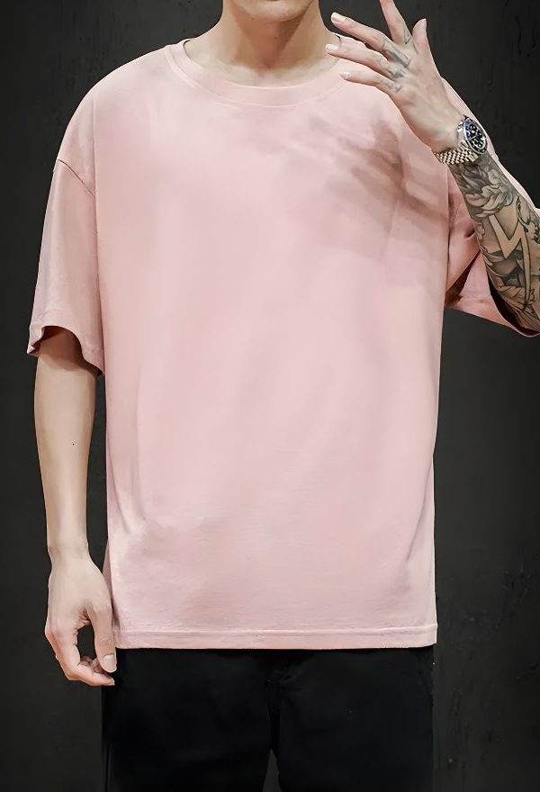Soft Boy Crew Neck Basic Tee