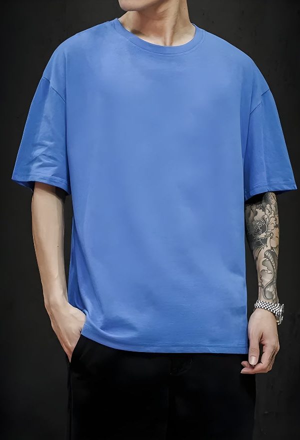 Soft Boy Crew Neck Basic Tee