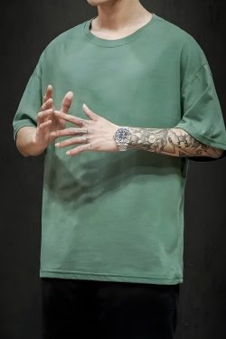 Soft Boy Crew Neck Basic Tee