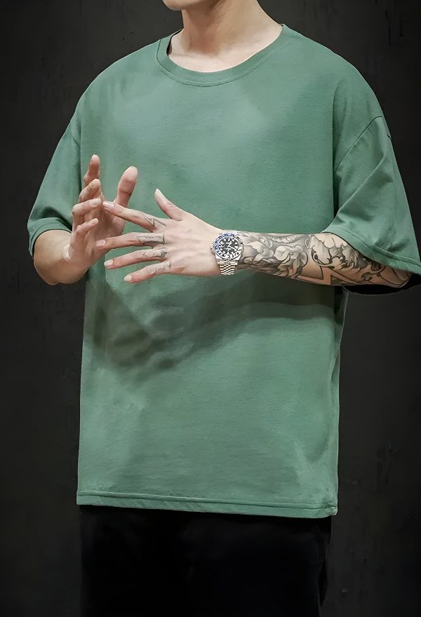 Soft Boy Crew Neck Basic Tee