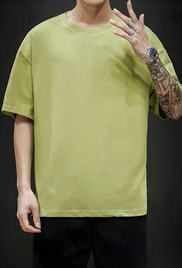 Soft Boy Crew Neck Basic Tee