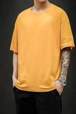 Soft Boy Crew Neck Basic Tee