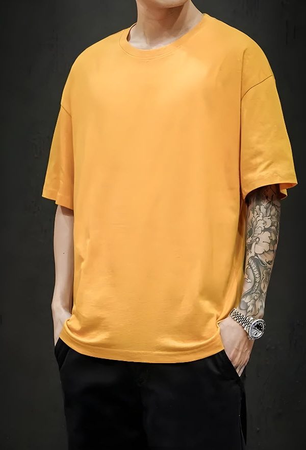 Soft Boy Crew Neck Basic Tee
