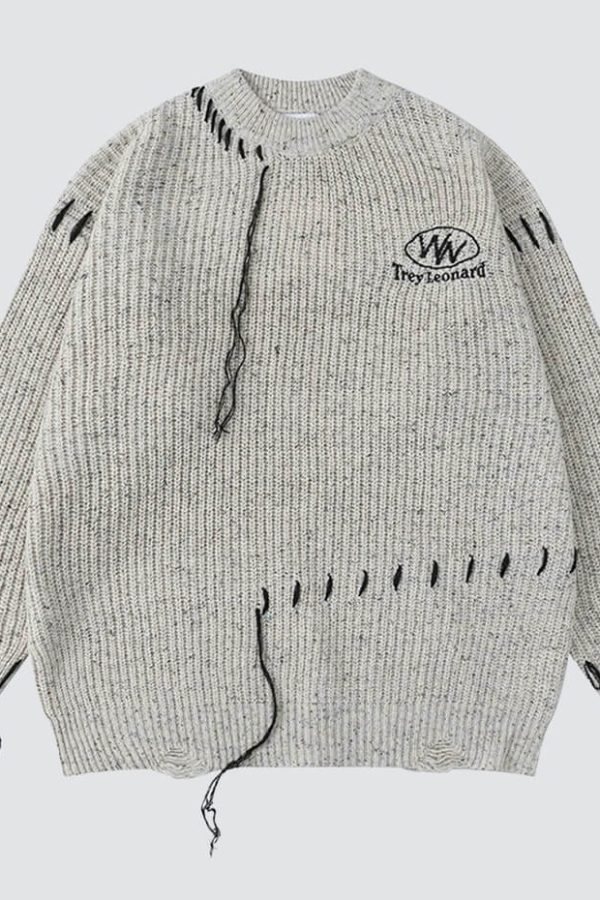 Soft Boy Distressed Sweater