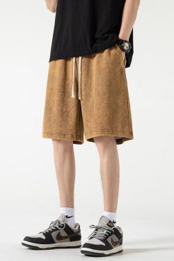 Soft Boy Drawstring Waist Sweatshort