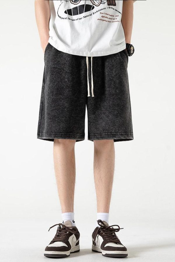 Soft Boy Drawstring Waist Sweatshort