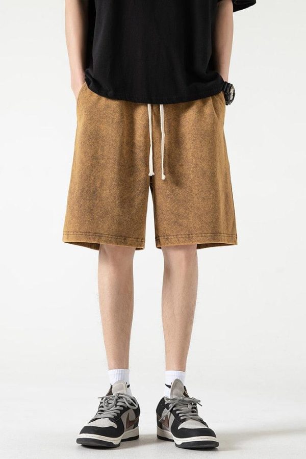 Soft Boy Drawstring Waist Sweatshort