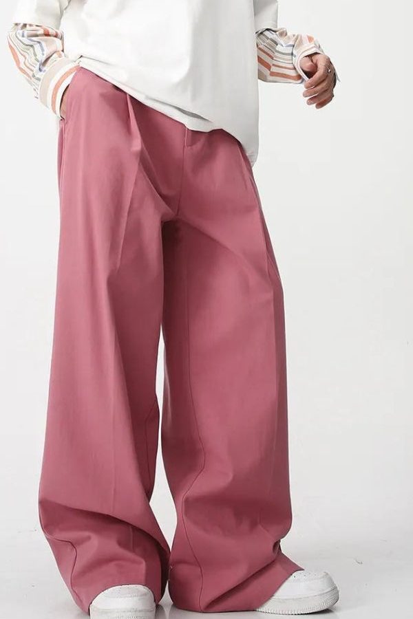 Soft Boy High Waist Baggy Pants