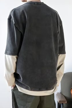 Soft Boy Layered Sleeve Sweatshirt