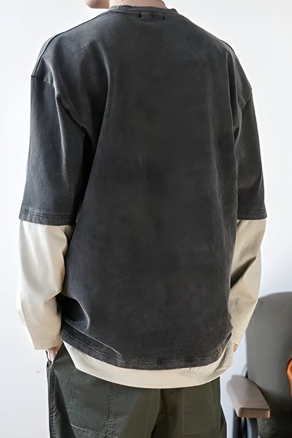 Soft Boy Layered Sleeve Sweatshirt