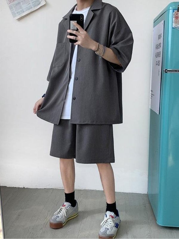 Soft Boy Shirt and Shorts Two Piece Set