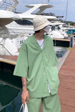 Soft Boy Shirt and Shorts Two Piece Set