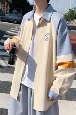 Soft Boy Smiley Pastel Shirt