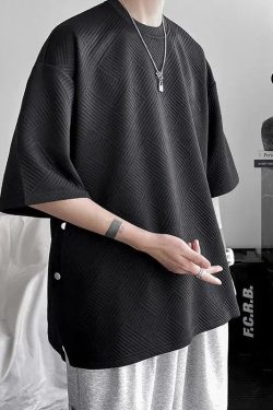 Soft Boy Snap Button Up Tee