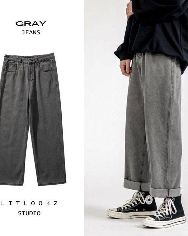 Soft Boy Washed Baggy Jeans