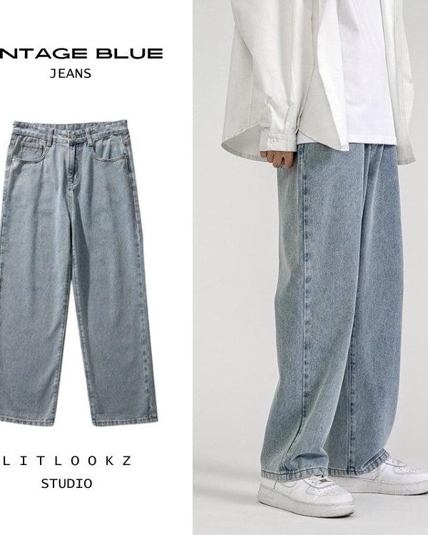 Soft Boy Washed Baggy Jeans