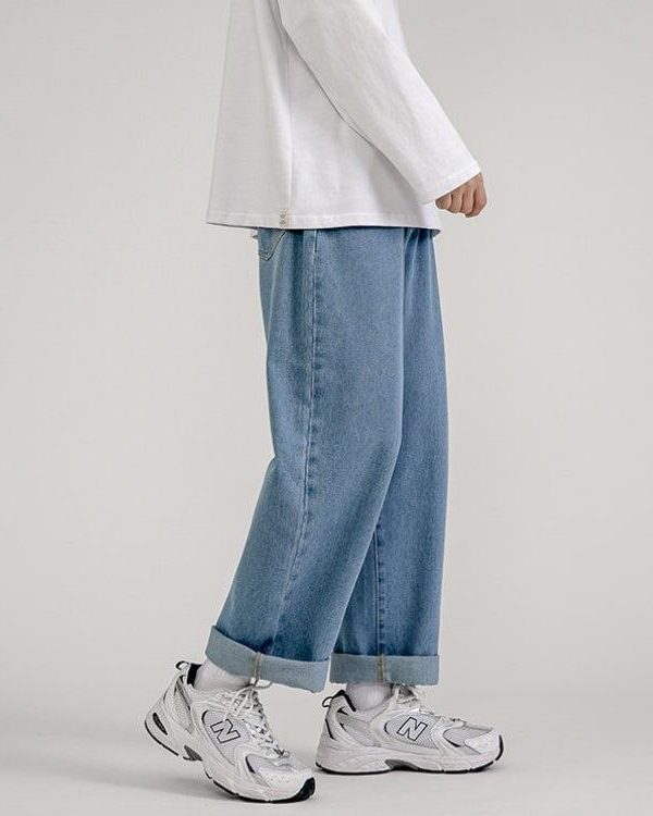 Soft Boy Washed Baggy Jeans