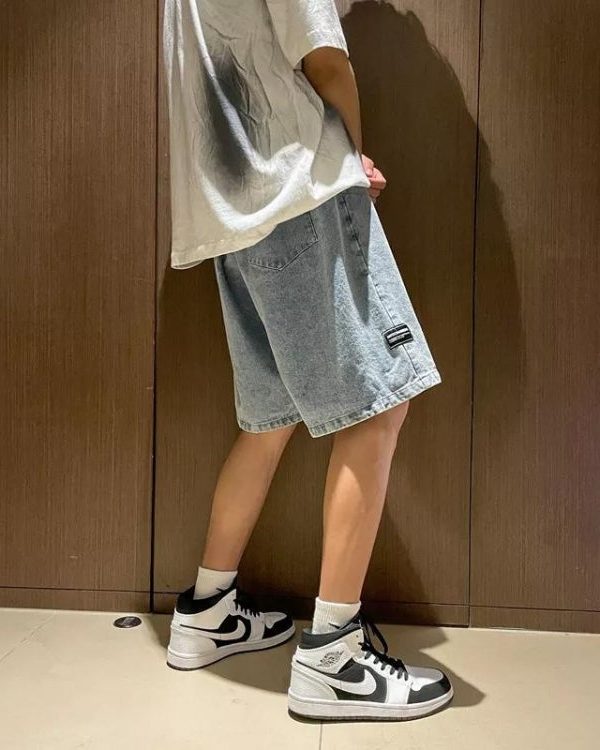 Soft Boy Wide Leg Wash Shorts