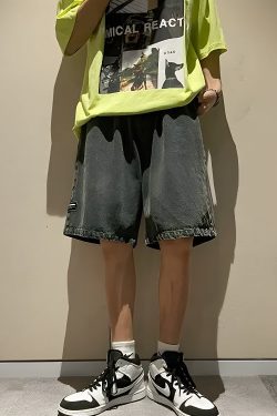 Soft Boy Wide Leg Wash Shorts