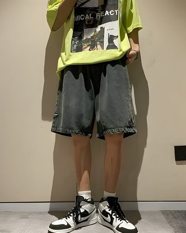 Soft Boy Wide Leg Wash Shorts