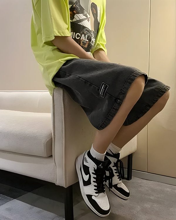 Soft Boy Wide Leg Wash Shorts