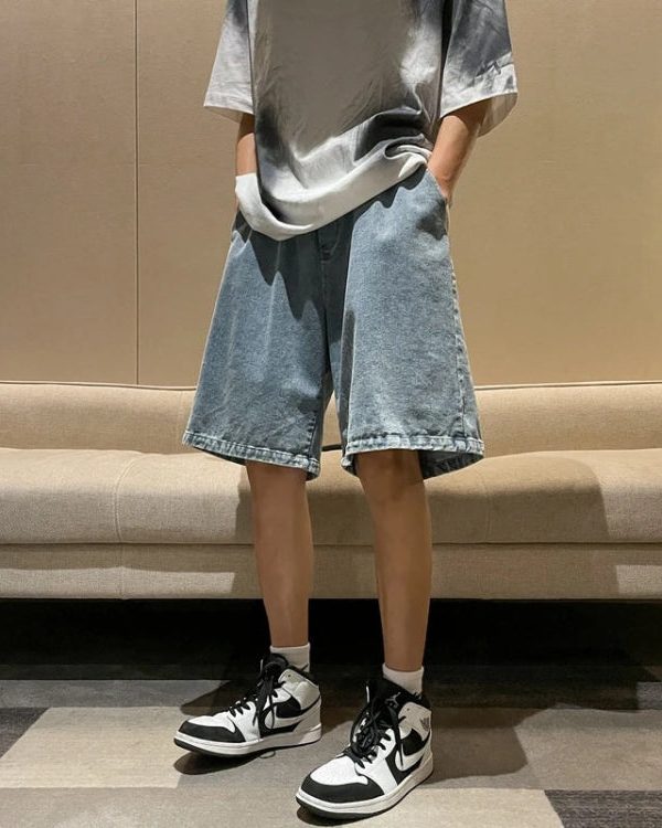 Soft Boy Wide Leg Wash Shorts