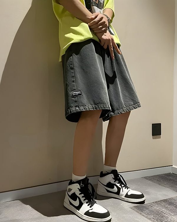 Soft Boy Wide Leg Wash Shorts