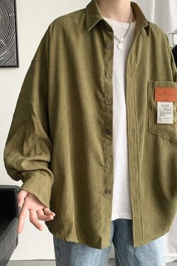 Soft Corduroy Casual Shirt