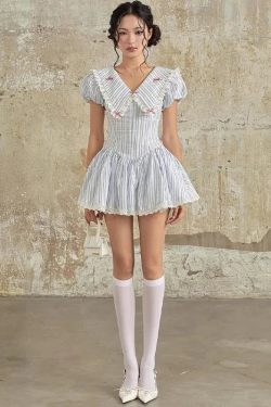 Soft Girl Chelsea Collar Mini Dress