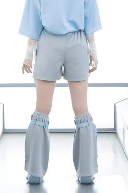Soft Girl Cloud Wings Leg Warmers