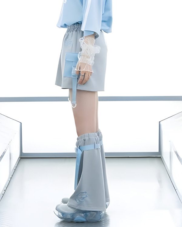 Soft Girl Cloud Wings Leg Warmers