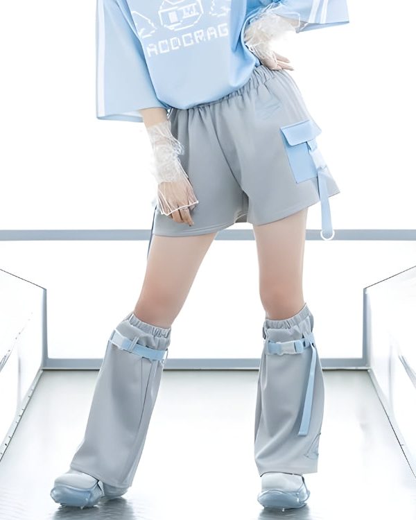 Soft Girl Cloud Wings Leg Warmers